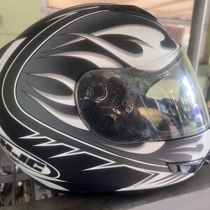 HJC Full Face Motorcycle Helmet , Size Medium